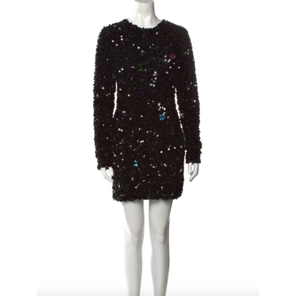 Cynthia Rowley Serena Black Sequin Dress - Picture 8 of 15